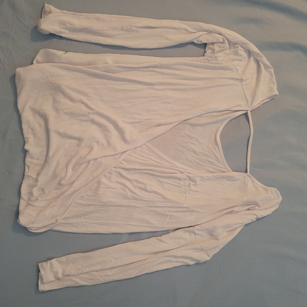 Zyia white namaste shirt. Small